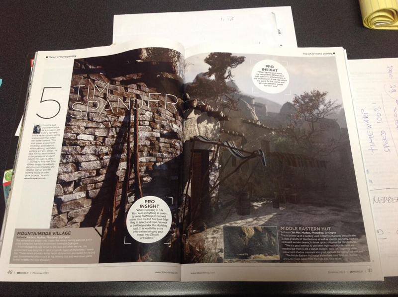 featured artist 3d world magazine - Tim Spanjer